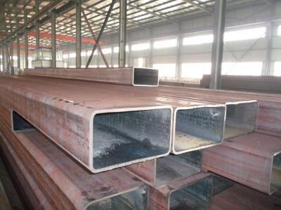 China A36 , A35 , ST37 , ST35 Low Pressure Rectangular Steel Pipe / Large Diameter Steel RHS Pipe ERW for sale