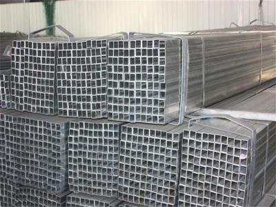 China Hot Rolled Galvanized Plumbing Pipe / Structure ERW Galvanized Square Steel Pipe for sale