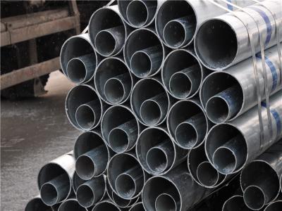 China Q235B Q345 Galvanized Steel Conduit Pipe / Pre GI Threaded Galvanized Pipe for sale