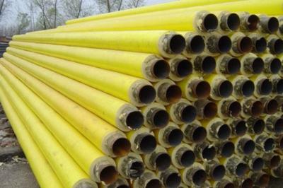 China API 5L / API 5CT Yellow Foamed Insulation Steel Pipe For Oil or Gas Pipeline for sale