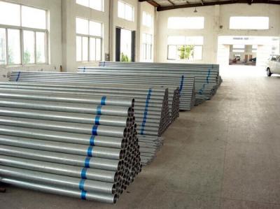 China Welded Galvanized Steel Pipe For Building BS1387-1985 ASTMA53 EN10025 DIA19-219mm for sale