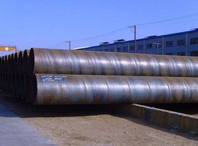 China 8 Inch - 120 Inch Large Diameter Spiral Welded Steel Pipe BS EN 10217 ASTMA252 API 5L for sale