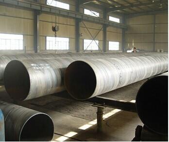 China Varnish Coating Galvanized Spiral Welded Carbon Steel Pipe API SPEC5L ASTMA52 for sale