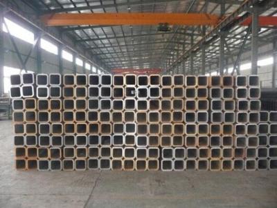 China Black Square Steel Pipe Tube / Steel Pipe with Hot dip galvanized for sale