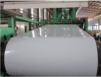 China RAL 1013 0.14 - 0.80mm Prepainted Steel coil Width 914 - 1250mm for sale