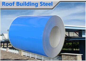 China Bbuilding Roofing Sheet Material Coated Galvanized Prepainted Steel Coil  Ral Color for sale