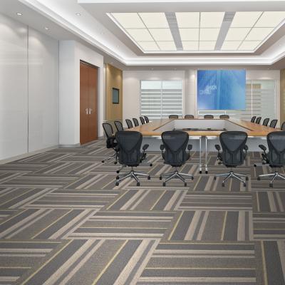 China Modern PVC Office Rug Backing Carpet Cover Living Room Nylon Tiles for sale