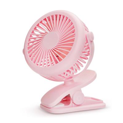 China 2021 New Portable Small Hotel Stroller Usb Rechargeable Electric Table Fan With Clip for sale