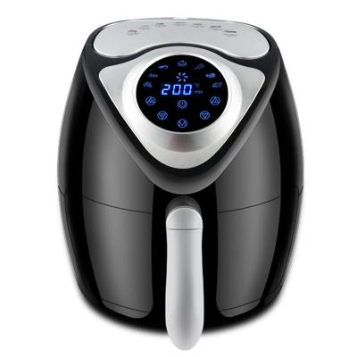 China Best selling 220V 3.5l airfryer commercial electric oil free deep oven digital commercial liven air silicone coating fryer for sale