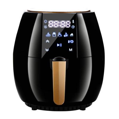 China Commercial Multifunctional Automatic Intelligent Custom Air Fryer Digital 4L 220V Electric Deep Fryer Oil Free Cooking for sale