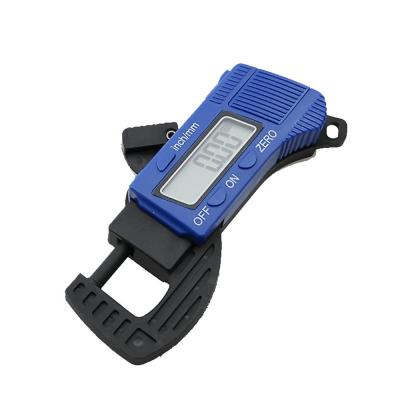 China Alloy+ABS Digital Paper Micrometer 0-12.7mm Mini Jewelry LCD Screen Electronic Horizontal Aluminum Fiber Carbon Fiber Caliper Gauge Thickness Tool for sale