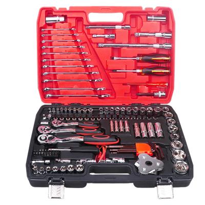 China Hot Sale Car Repair Tool Kits Combination Socket Wrench Set for sale