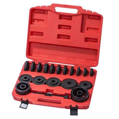 China Car Repair 23 Pcs Pulley Front Puller Tool Wheel Drive Bearing Removal Adapter for sale