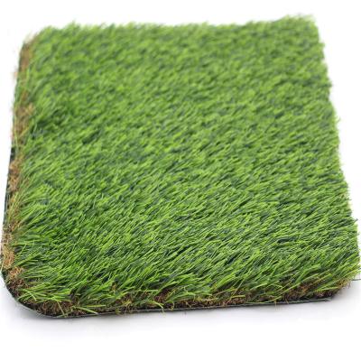 China Good quality UK market garden landscaping green natural looking thick artificial turf for sale