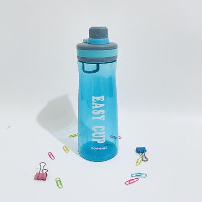 China Hot Selling Large Capacity Friendly Portable Plastic Kettle Sport Stocked Drinking Water Bottles With Rope for sale