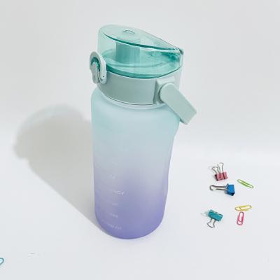 China Sustainable New Product 2000ml Custom Plastic Sports Water Bottle Reusable Plastic Bottle for sale