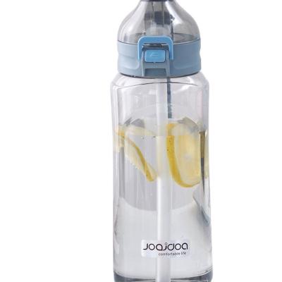 China Viable wholesale packaging bottles plastic water bottle with straw sports in life for sale