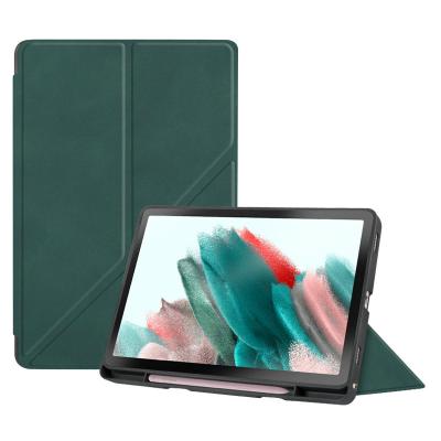 China Fashion Premium Case For Samsung Galaxy Tab A8 10.5 Cover For Galaxy Tab SM X200 X205 Origami Multiple Folding Funda Capa for sale