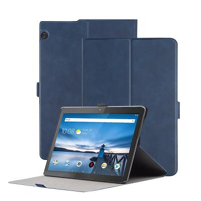 China Business Leather Case For Tab M10,2019 TB-X605F X605L,Lenovo Slim Stand Cover For M10 10.1 Tablet Case Magnetic Folding Funda Capa for sale