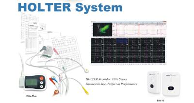 China Ambulatory Ecg Monitoring Holter System / Ecg Dinamico Holter Device Testing CV3000 for sale