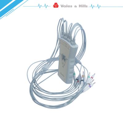 China Portable 12 Channel Resting Home / Hospital ECG Machine USB Data Transmission for sale