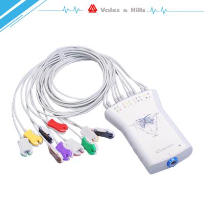 China USB Cable AV Block ECG Accessories ECG Electrodes Sensor For Stress ECG Test for sale