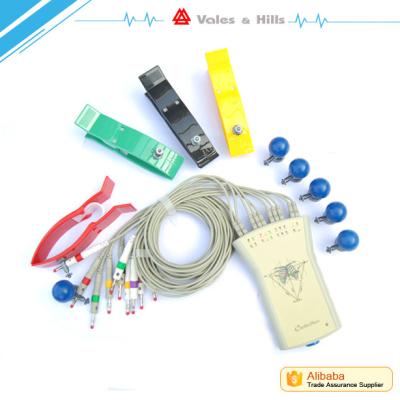 China White Color Diagnostic Handheld ECG Machine , Excellent Ecg Heart Monitor Device for sale