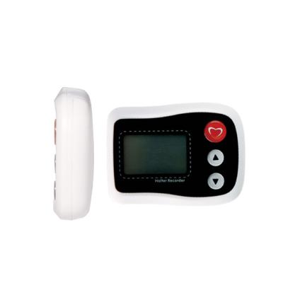 China Mini White Ambulatory LCD Recorder with 12 channel and 3 Channel Holter ECG Device for sale