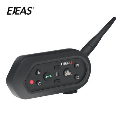 China Ejeas E6 motorcycle mp3 player intercom earpiece motorcycle wireless headset bluetooth audio intercom headset motorcycle accessories for sale