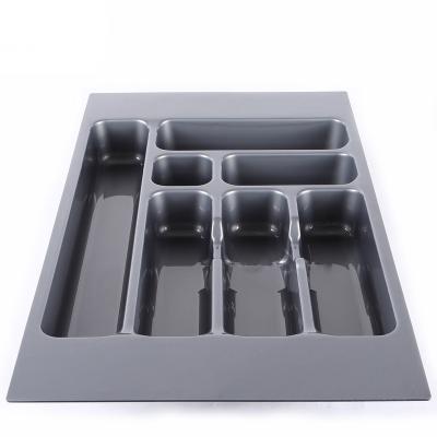 China Sustainable Cabinet Drawer Storage Plastic Cutlery Tray for sale