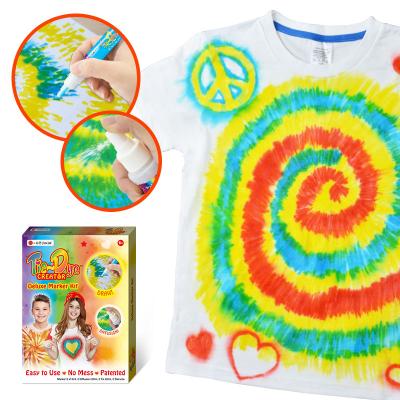 China Coloring Set Kids OEM Colors DIY Permanent Non Toxic Party Tie Dye Kits 5/8/12/16/18 Custom for sale