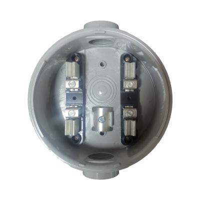 China ISO9001 Hot Sale 100A PC Material Round Single Phase Energy Meter Socket Base for sale