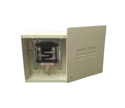 China QOL Residential Type 6 WAY Metal Distribution Box Load Center Accept SQD Circuit Breaker for sale