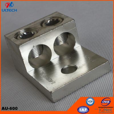 China AU-600 Two Wattage Drivers One Hole Aluminum Mechanical Mount Lug UL Listed for sale