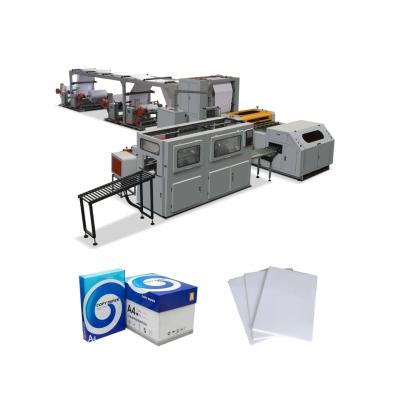 China Long Life A4 Size Automatic Paper Cutter Machine Roll To Cover Machinery Industrial Paper Ream Guillotine Paper Cutting Machine for sale