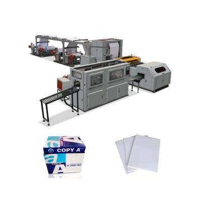 China Long Life Fully Automatic A4 Paper Cutting And Packaging Machine Office Paper Production Line for sale