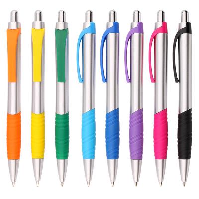 China Normal Plastic Ballpoint Pen Ribbon Printing Logo Pen Promotional Advertising Custom Business Ballpoint Pen for sale