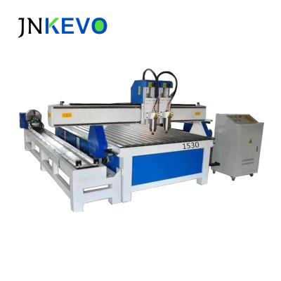 China Garment Shops 4 Axis Wood CNC Router 3D CNC Machinery 1530 CNC Manufacturing Router With Rotary for sale