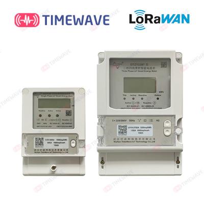 China Intelligentes einphasig-elektronische Energie-Meter LoRaWAN 50Hz IoT Ausgangsintelligentes Meter zu verkaufen