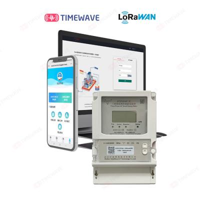 China Fase do medidor de poder 3 do LCD do multímetro digital do medidor de Lora Voltage Current Power Energy à venda