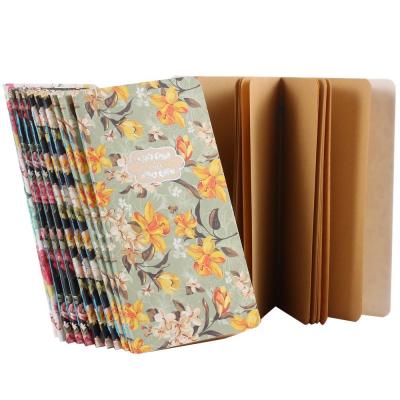 China Mini Custom Softcover Kraft Paper Notebook Journal Diary for sale