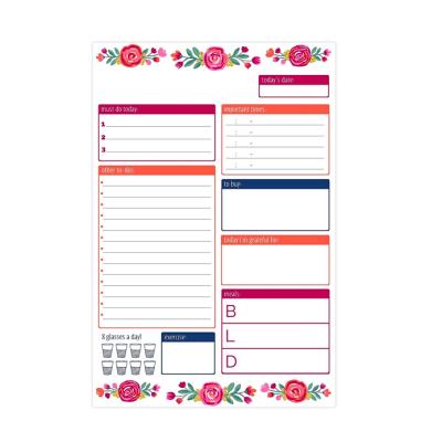 China Magnet Magnetic Custom Notepad Fridge Daily Planner To Make Pad 80 Sheets for sale