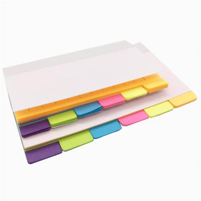 China Self Adhesive Plastic Cover Highlighter Sticky Notes With Copy Line , Sticky Note Memo Pad Mail for sale