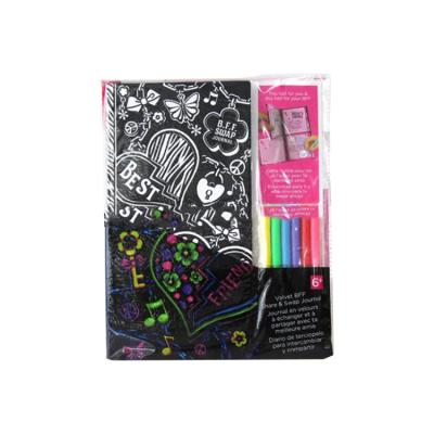 China DIY Toy A5 Educational Toys Stationery Other Set Spiral Drawing Book With Color Pen for sale