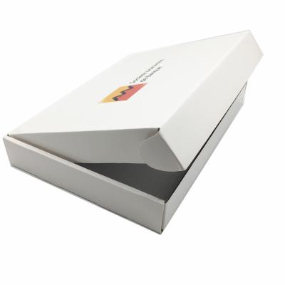 China Custom Materials Printing Recycled Corrugated Packing Box , White Box for sale