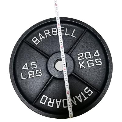 China Durable Iron Training Equipment Gym Barbell Weightlifting Plates for sale