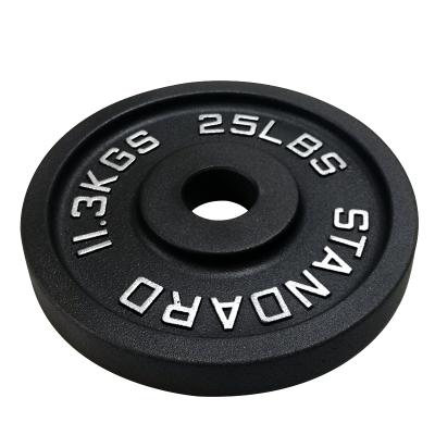 China Durable Weight Lifting Fitness Gym Iron Barbell Weight Plates for sale