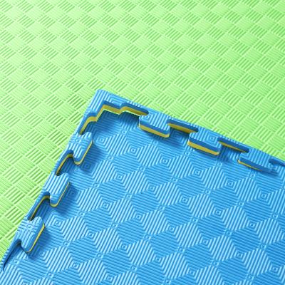 China Eco-friendly.anti-slip.water-proof Hot Selling Blue Tatami 3Cm Mat Tatami Taekwondo Mats Simple Eva Foam Mat Colorful for sale