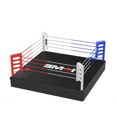 China High Quality AIBA 2M Standard 5M 8M Professional Competition Training Raised Thai Boxing Ring With Height for sale