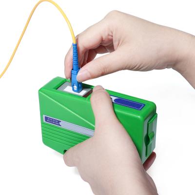 China Cassette Type High Quality 500+ Times Fiber Optic Connector Cleaner Box For SC/FC/MU/LC/ST/MPO CABLE-BOX for sale